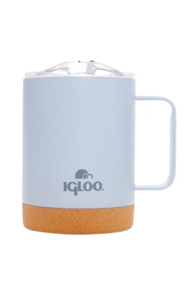 Çelik Mug Termos - Igloo - Cork - 350ml - Duman Mavi - 205696