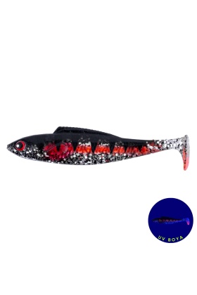 Silikon Balık - 4,5g 85mm - Fishack PredatorX - UV Boyalı - Spark