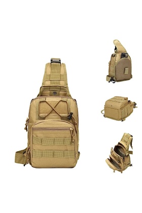 Savage Çapraz Göğüs Askılı Tactical Çanta Kum