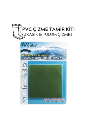 PVC Çizme Tamir Yaması - Haki - Tulum Çizme / Kasık Çizme