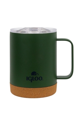 Çelik Mug Termos - Igloo - Cork - 350ml - Haki - 205696