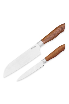 Lazoğlu El Yapımı Şef Bıçak Seti 2li