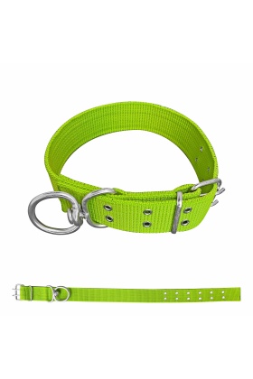 Savex Dokuma Köpek Boyun Tasması Yeşil 5*80 cm