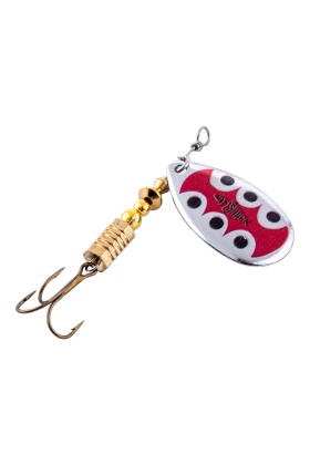 Döner Kaşık - Fishack GlideX - Silver Ladybug - 5g - No:2 - Alabalık/Turna/Levrek Olta Kaşığı