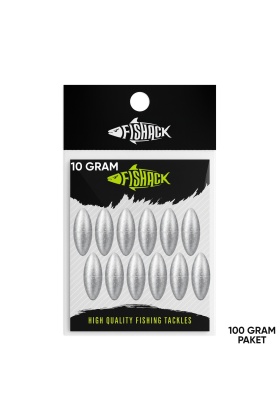 Gezer Olta Kurşunu - Kıstırma (Zeytin) Kurşun - 10 Gram - 100 Gr Paket