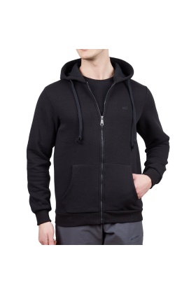 Alpinist Covert Tam Fermuarlı Erkek Sweatshirt Siyah (600501)