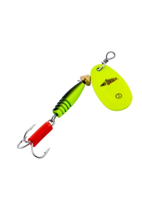 Döner Kaşık - Fishack GlideX - Limon - 5g - No:2 - Alabalık/Turna/Levrek Olta Kaşığı