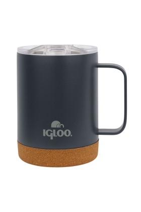 Çelik Mug Termos - Igloo - Cork - 350ml - Füme - 205696