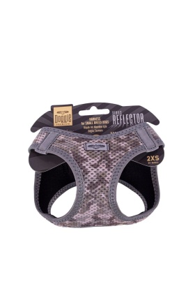 Doggie Havalı Dokuma Reflektörlü Küçük Irk Göğüs Tasması Camo 26-30 cm(ARG-2XS)