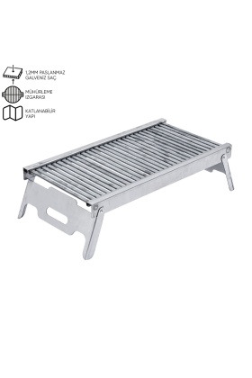 Ateş Üstü Izgara - Katlanır Ayaklı - Argeus - Mühürleme Izgaralı