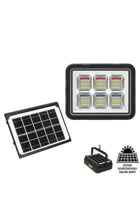 Wison 150W Güneş Enerjili Solar Kamp Feneri&Projektör (WS-5570)