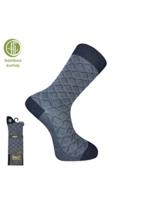 Pro Çorap G.Poti Bambu Erkek Çorabı Mavi (17005-R2)