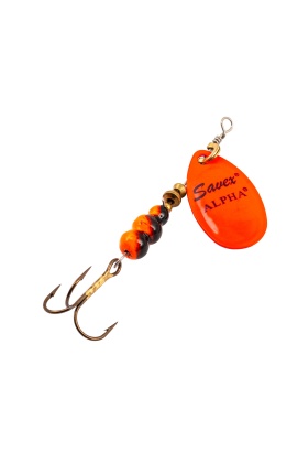 Alabalık Turna Döner Olta Kaşığı- Alpha - Fluo Orange - No:3