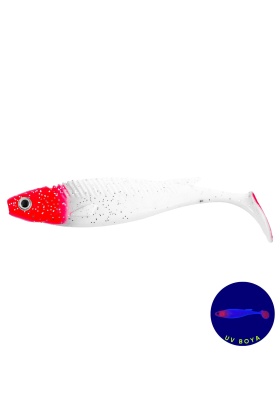 Silikon Balık - 10g 100mm - Fishack PredatorX - UV Boyalı - Redhead
