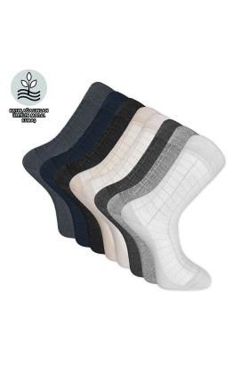 Modal Erkek Çorabı - Atlas - 8li Set (18139)
