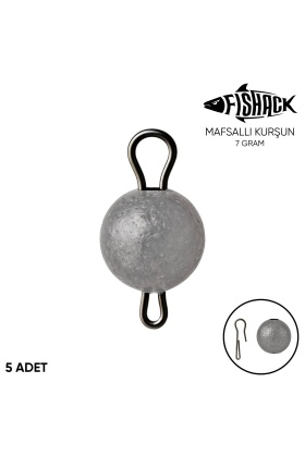 Mafsallı Kurşun - Hareketli İğne Kurşunu - Fishack - 7 Gram - 5li Paket