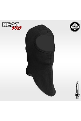 Çocuk Kar Maskesi - HeatPro - Siyah - Argeus