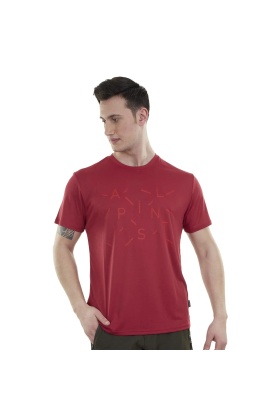 Spor Erkek Tişört - Hızlı Kuruyan Tişört - Ultra Dry - Kırmızı (600612)
