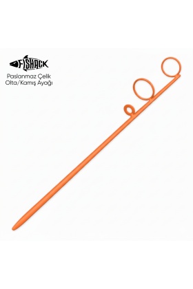 Olta Kamış Ayağı - Paslanmaz Çelik - Fishack - Turuncu