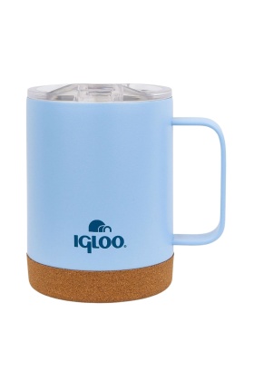 Çelik Mug Termos - Igloo - Cork - 350ml - Buzul Mavi - 205696