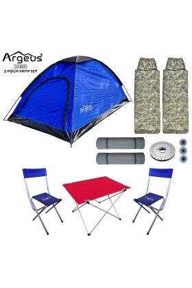 Argeus Basic 2 Kişilik Kamp Çadır Seti