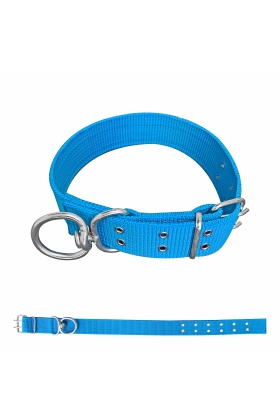 Savex Dokuma Köpek Boyun Tasması Mavi 5*80 cm