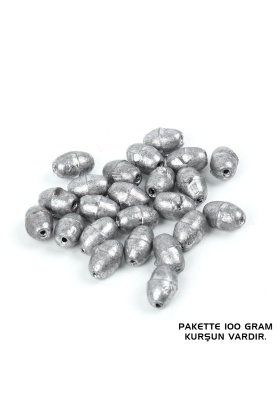 Gezer Olta Kurşunu - Kıstırma (Zeytin) Kurşun -  8 Gram - 100 Gr Paket