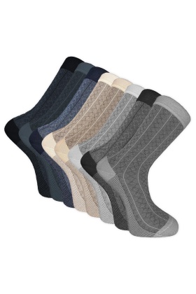 Modal Erkek Çorabı - Rambutan - 8li Set (18132)