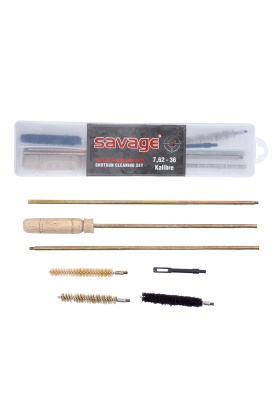 Tüfek Harbi Takımı - Temizleme Seti - Savage - 36 CL / 7,62 MM - Kutulu