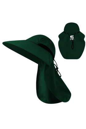 Ense Korumalı Outdoor Şapka - UV Korumalı - Haki - Savage