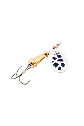 Alabalık Turna Döner Olta Kaşık - Ilba Spark Eco 95AN3 - Gümüş/Siyah - No:3