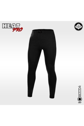 Termal Alt İçlik Tayt - HeatPro - Siyah - Pamuklu - Argeus