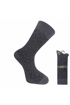 Pamuklu Havlu Kışlık Erkek Çorabı - Cebelitarık - Füme - No: 41-44 (14639)