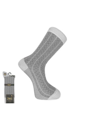 Pro Çorap Rambutan Modal Erkek Çorabı  Gri (18132-R4)