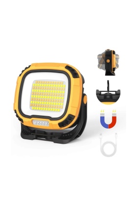 Şarj Edilebilir Çalışma Lambası - Wison - Çok Fonksiyonlu - Mıknatıs & Kancalı