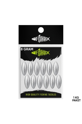 Gezer Olta Kurşunu - Kıstırma (Zeytin) Kurşun -  8 Gram - 1KG