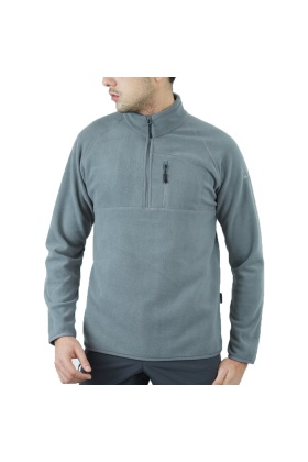 Alpinist Gamma Fermuarlı Erkek Polar Sweet Gri (600508)