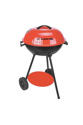 Taşınabilir Kömür Barbekü Mangal - Madfox Cook - Kırmızı/Siyah - 547217