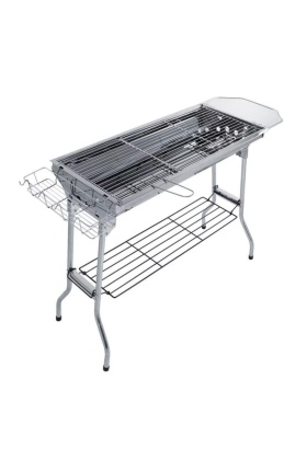 Portatif Katlanabilir Mangal - Madfox Grilmate BBQ - Silver - 547307