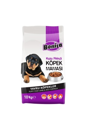 Yavru Köpek Maması - Bonisa - Kuzu Etli/Prinçli - 10 Kg