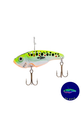 Vibrasyon Yem - LRF/Spin Jig - Fishack VibraX - 15g 55mm - Fire Gill - UV Boyalı