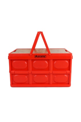 Katlanabilir Piknik Sepeti - Orcamp - Porto - 50 Lt - Kırmızı - (OUT-3580)