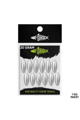 Gezer Olta Kurşunu - Kıstırma (Zeytin) Kurşun - 20 Gram - 1KG