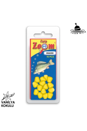 Yüzen Silikon Mısır Yem - Yüzen Sazan Mısırı - Midi - 10 Adet - Vanilya Kokulu