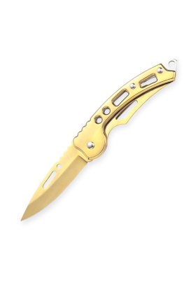 Katlanır Cep Çakısı - Kemer Klipsli - SDR-10A - Gold