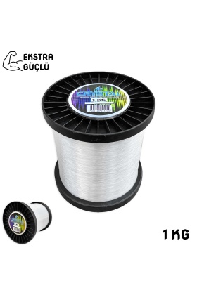 Crystal Şeffaf Bobin Misina 1 KG Ekstra Güçlü