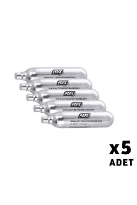 ASG 12 gr CO2  Airsoft Tüpü - 5 Adet