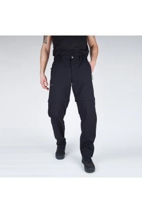 Taktikal Outdoor Pantolon - Kargo Cepli - Rogue Convertible - Şort - Siyah