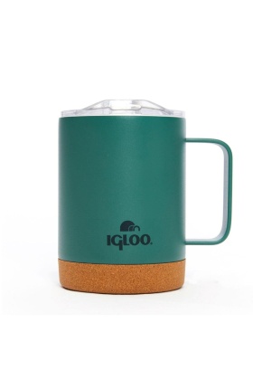 Çelik Mug Termos - Igloo - Cork - 350ml - Yeşil - 205696