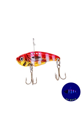 Vibrasyon Yem - LRF/Spin Jig - Fishack VibraX - 7g 40mm - Pink Panther - UV Boyalı